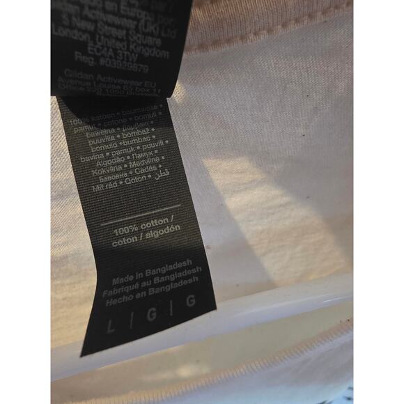 Gildan SoftStyle Don't Forget to Hydrate T Shirt L Womens Cream Short Sleeve - Picture 5 of 6